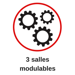 3 salles modulables